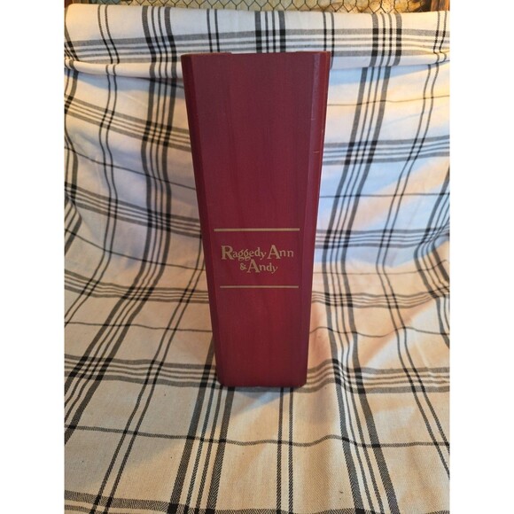 Vintage Raggedy Ann & Andy Book Shaped Wooden Storage Box Decoration - Picture 15 of 15